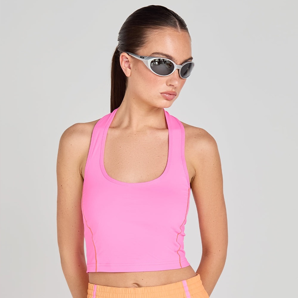 SENIQ Off Grid Halter Tank Top - Euphoria Pink - XS